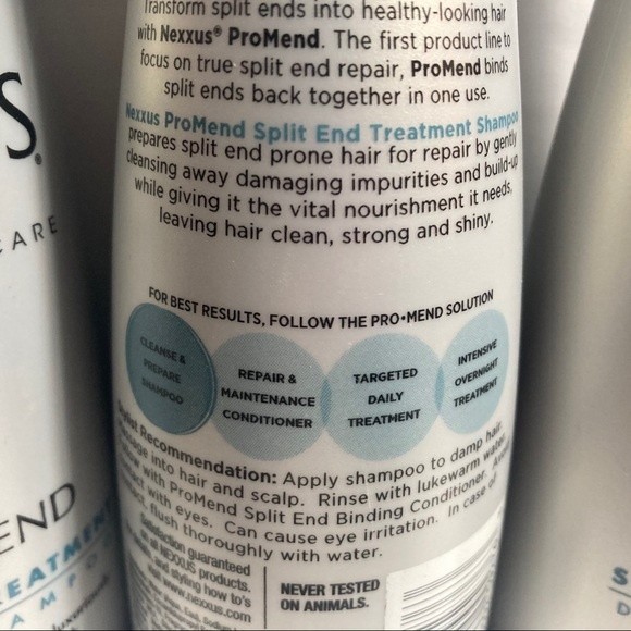 3 Nexxus ProMend Split End Treatment Daily Shampoo - Picture 7 of 13